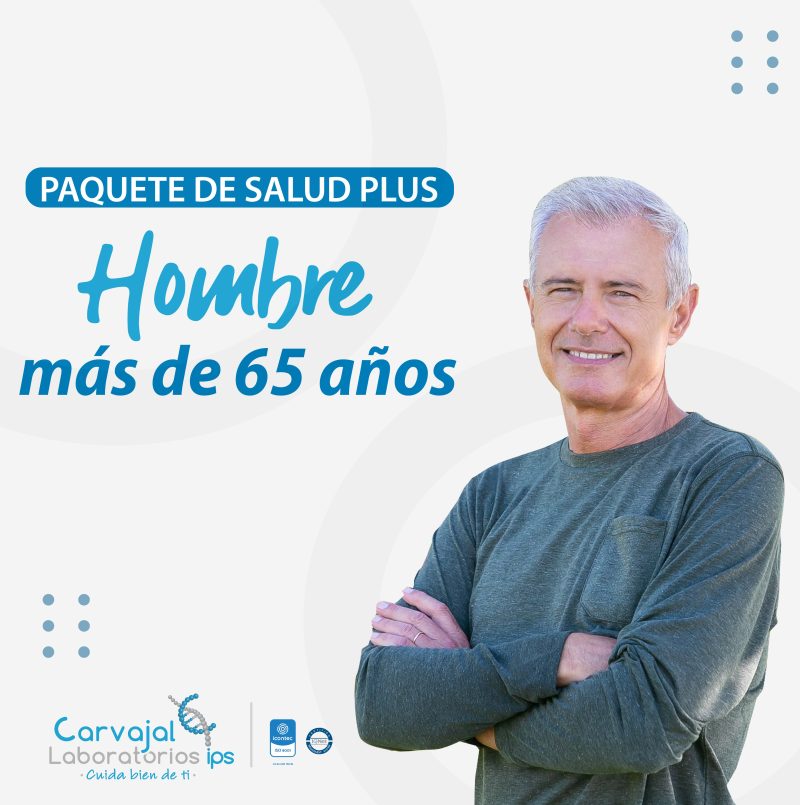 paquete de salud plus hombre de más de 65 años
