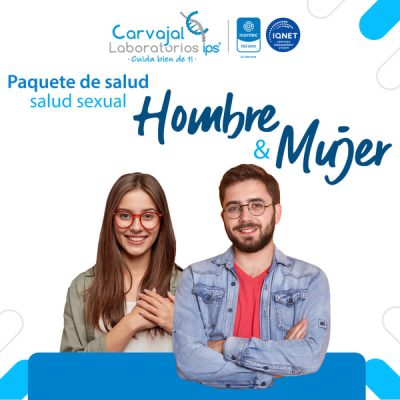 PAQUETE SALUD SEXUAL HOMBRE Y MUJER